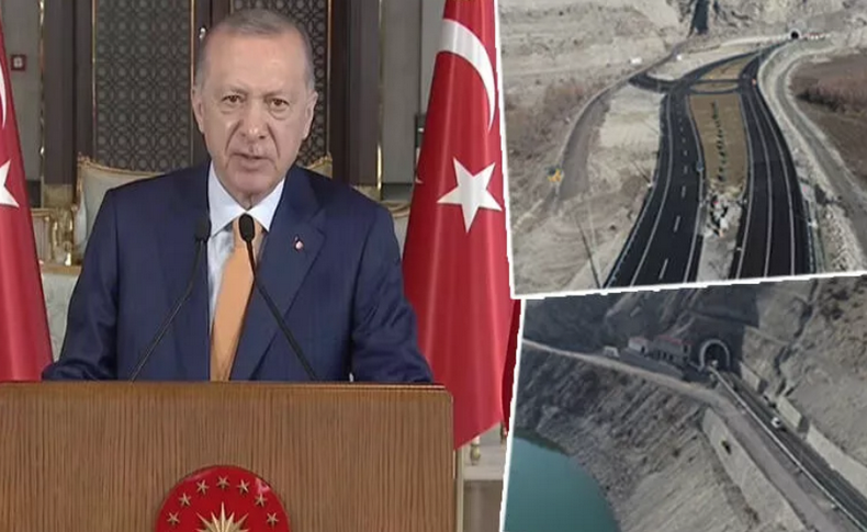 Erdoğan'dan tünel açılışında 'ekonomi' mesajı