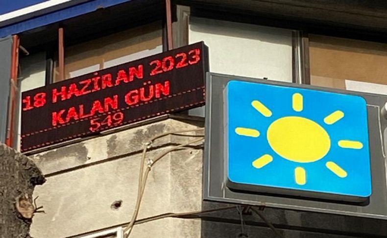 İYİ Parti İzmir'den 'seçim sayacı' hamlesi
