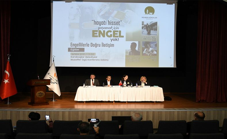 Karabağlar'da engelli farkındalığı eğitimi