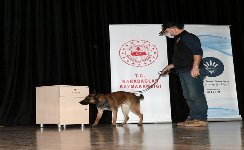 Karabağlar'da narkotik seminerine yoğun ilgi