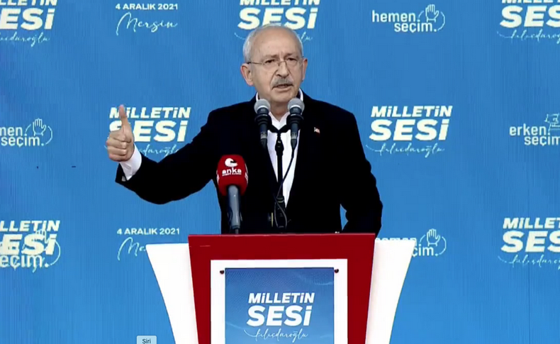 Mersin’de tarihi miting… Kılıçdaroğlu: Onu edeple göndereceğiz
