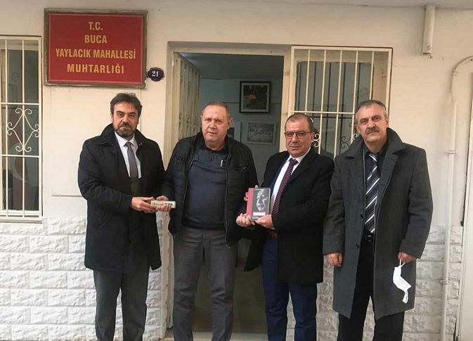 Buca’da Saadet Partisi’nden muhtarlara ziyaret