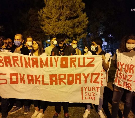 İzmir'de 'Barınamıyoruz' eylemi yapan öğrenciler hakkında iddianame