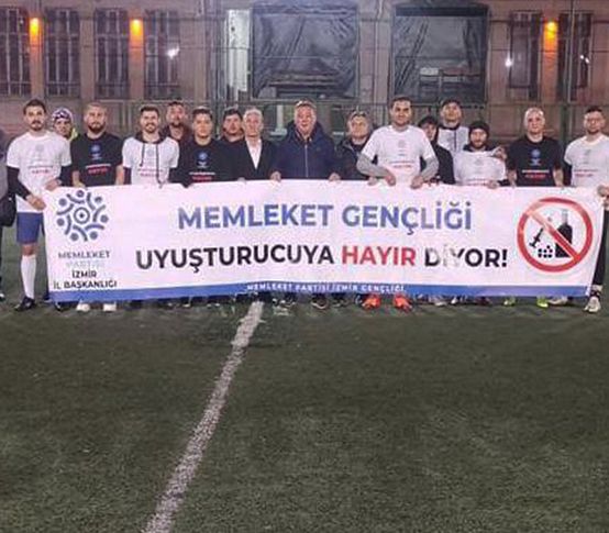 Memleket Partili gençlerden uyuşturucuyla mücadele kampanyası