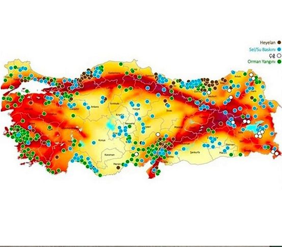AFAD 'afet risk haritası'nı çıkardı