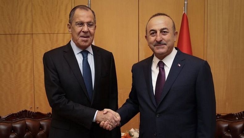 Bakan Çavuşoğlu, Rus mevkidaşı Lavrov ile görüştü