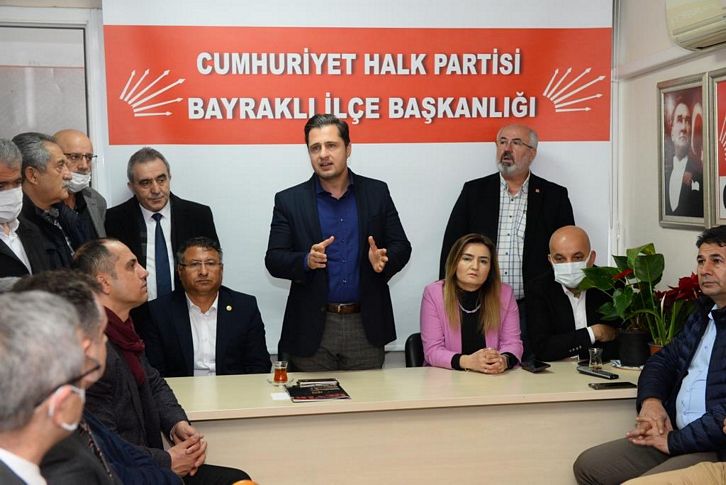 CHP İzmir'den Bayraklı çıkarması