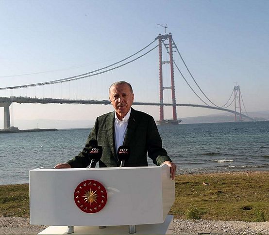 Erdoğan duyurdu: Çanakkale Köprüsü'nün açılış tarihi değişti