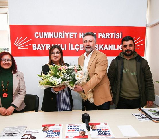 Başkan Sandal'dan CHP Bayraklı'ya hayırlı olsun ziyareti