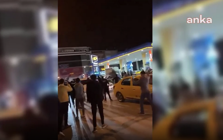 İzmir'de akaryakıt istasyonu önünde 'zam' protestosu