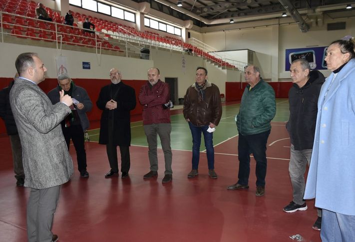 KSK Divan Başkanlık Kurulu spor tesislerini gezdi