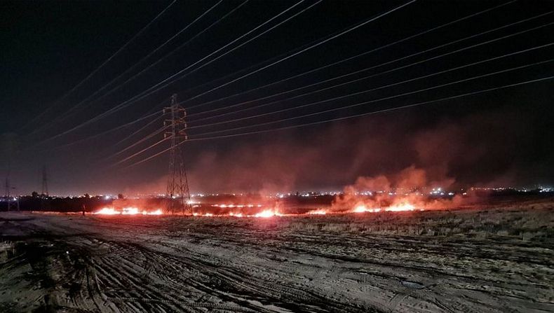 Kuzey Irak kenti Erbil'e çok sayıda roket fırlatıldı