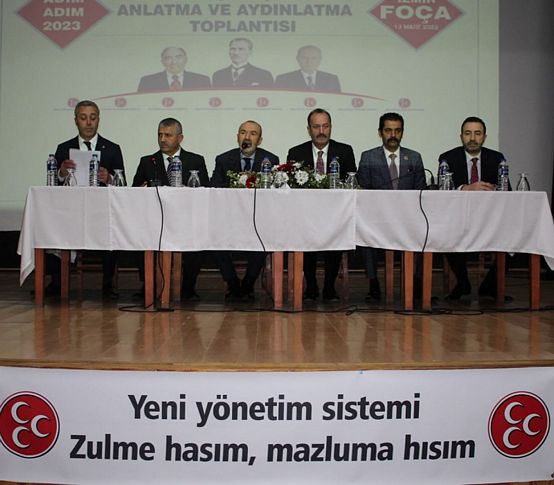 MHP İzmir'de 'Adım Adım 2023' heyecanı 5 ilçede sürecek