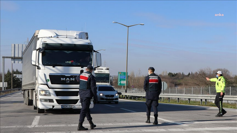 TIR ve kamyonların İstanbul'a girişine kontrollü olarak izin verildi