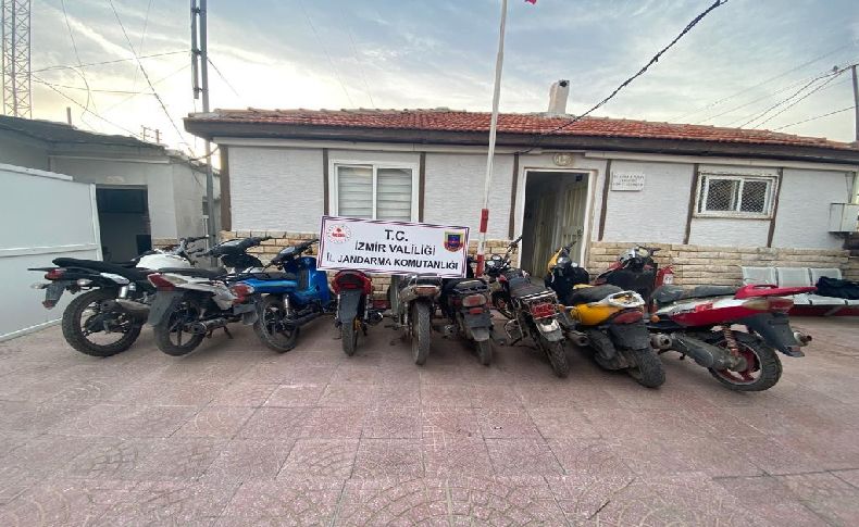 Bergama’da 2 motosiklet hırsızı kıskıvrak yakalandı
