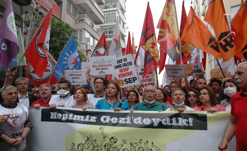 İzmir Emek Demokrasi Güçleri Gezi Davasında verilen kararları protesto etti