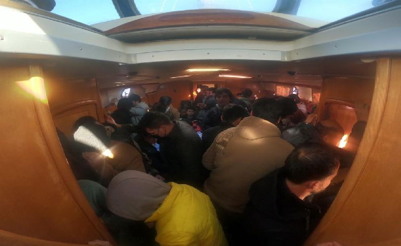 İzmir sularında göçmen hareketliliği: 174 göçmen karaya çıkartıldı