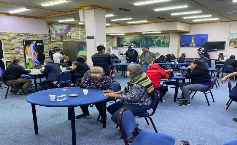 İzmir’deki ‘Kolpaçino’ kumarhanesine yine baskın