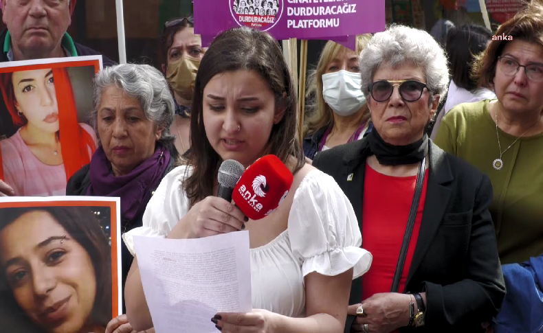 Kadın Cinayetlerini Durduracağız Platformu'ndan İzmir’de protesto