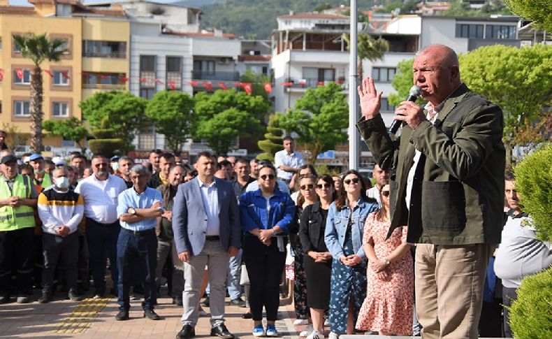 Kemalpaşa'da bayramlaşma töreni