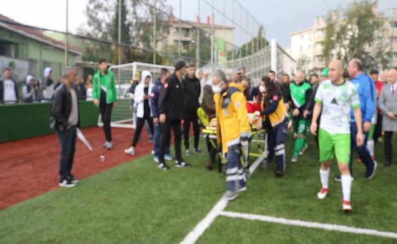 Maç sırasında kalbine yenik düştü!