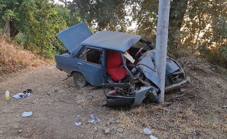 Aydın’da çaldıkları araçla İzmir’de kaza yapan iki çocuk ağır yaralandı