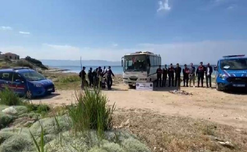 Çeşme'de 'göçmen' operasyonu