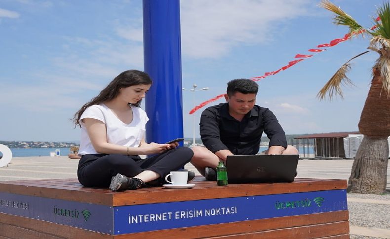 Çeşme’de 'ücretsiz Wi-fi' dönemi!