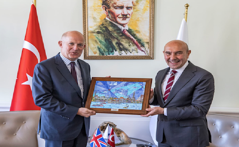 İngiltere Büyükelçisi’nden İzmir Büyükşehir Belediyesi’ne ziyaret