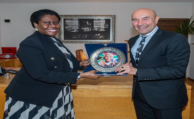 Başkan Soyer Güney Afrika Büyükelçisi'ni ağırladı