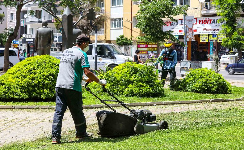 Buca parkları yaza hazırlanıyor