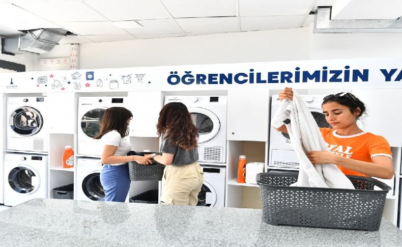 Büyükşehir’den üniversite öğrencilerine ücretsiz çamaşırhane hizmeti