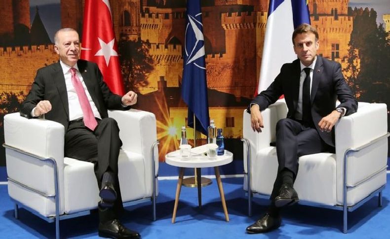 Cumhurbaşkanı Erdoğan, Macron ile görüştü