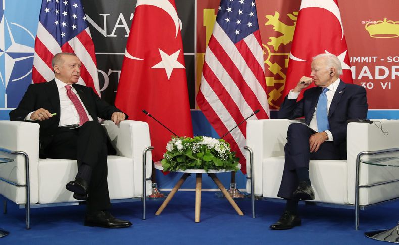 Erdoğan, ABD Başkanı Biden ile Madrid'de bir araya geldi