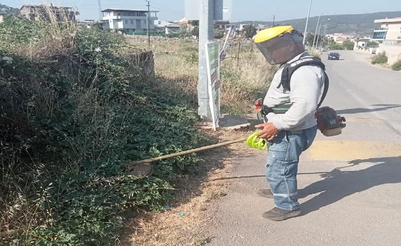 Güzelbahçe'de olası yangınlara karşı sıkı önlemler