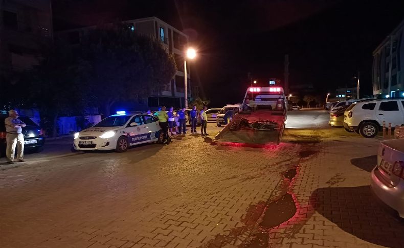İzmir’de taklalar atarak metrelerce sürüklenen motosikletin sürücüsü öldü
