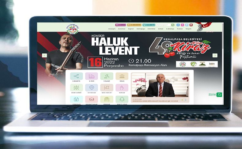 Kemalpaşa Belediyesi Web sayfasını yeniledi