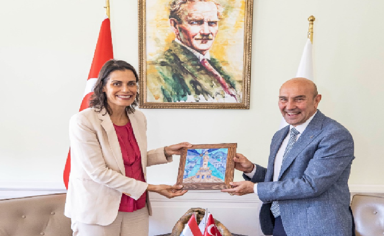 Lüksemburg Büyükelçisi Tunç Soyer'i ziyaret etti