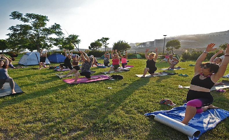 Yoga festivali başladı