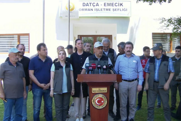 Bakan Kirişçi Datça yangınının bilançosunu açıkladı