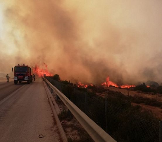 İzmir için orman yangını uyarısı