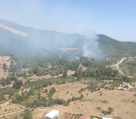 Seferihisar'daki orman yangınları kontrol altında