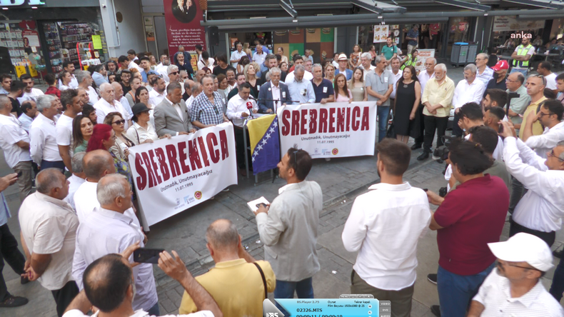 Srebrenitsa Katliamında yaşamını yitirenler İzmir'de anıldı