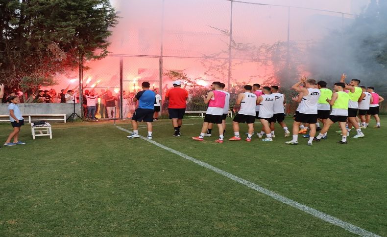 Altay taraftarından takıma tam destek