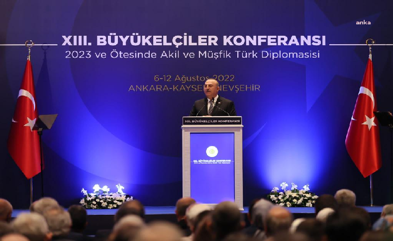 Bakan Çavuşoğlu'ndan Büyükelçiler Konferansı'nda AB'ye mesaj!