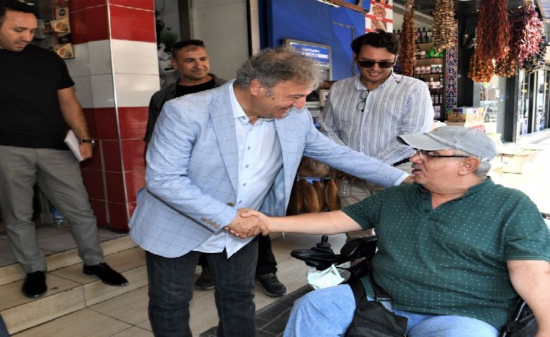 Başkan İduğ esnafın nabzını tuttu