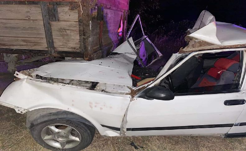 Bergama'da feci kaza: 2 kardeşten biri öldü