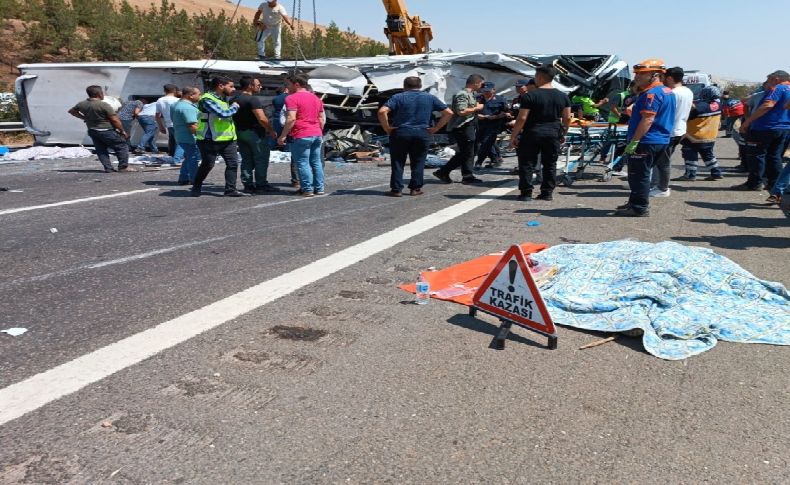 Gaziantep'de feci kaza: 16 ölü, 21 yaralı