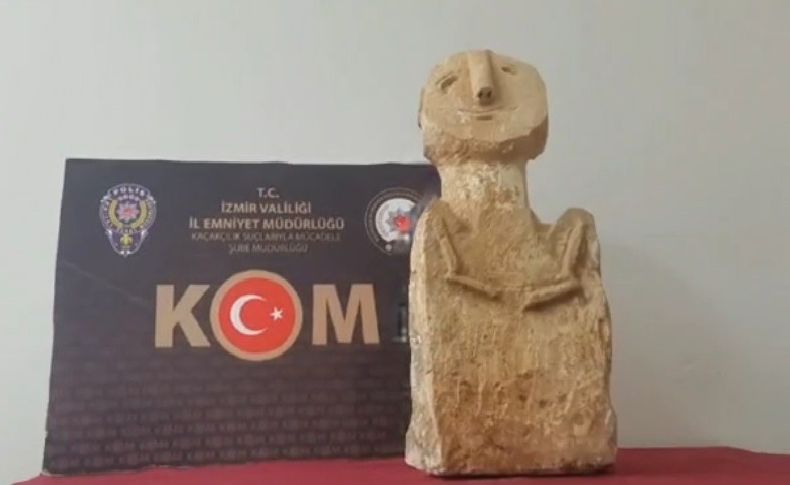 İzmir’de 11 bin 500 yıllık tarihi eser ele geçirildi