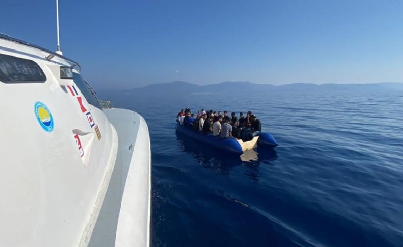 İzmir açıklarında göçmen hareketliliği